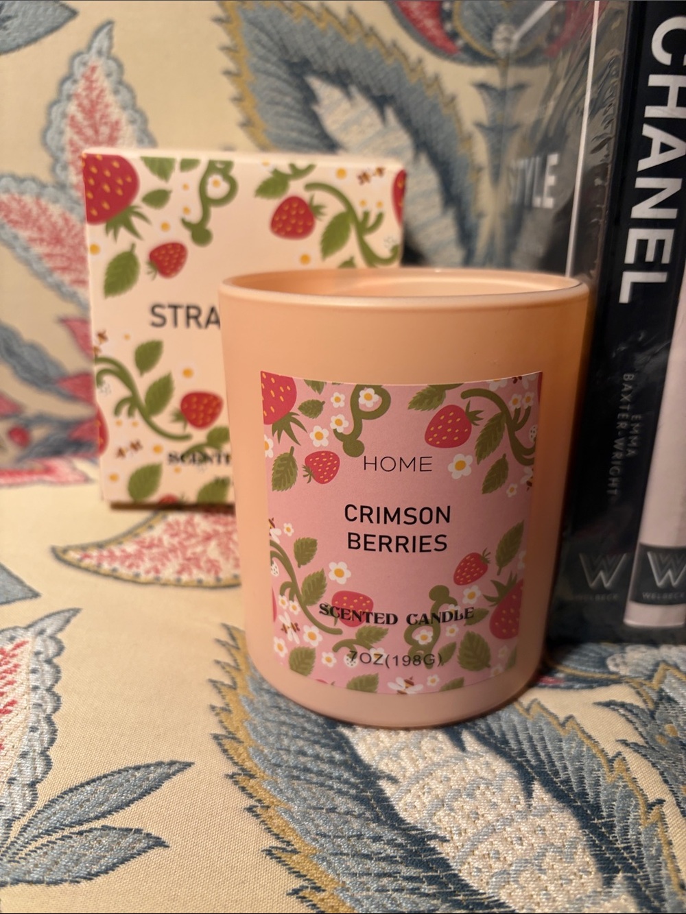 Strawberry Scented Candle. NIB